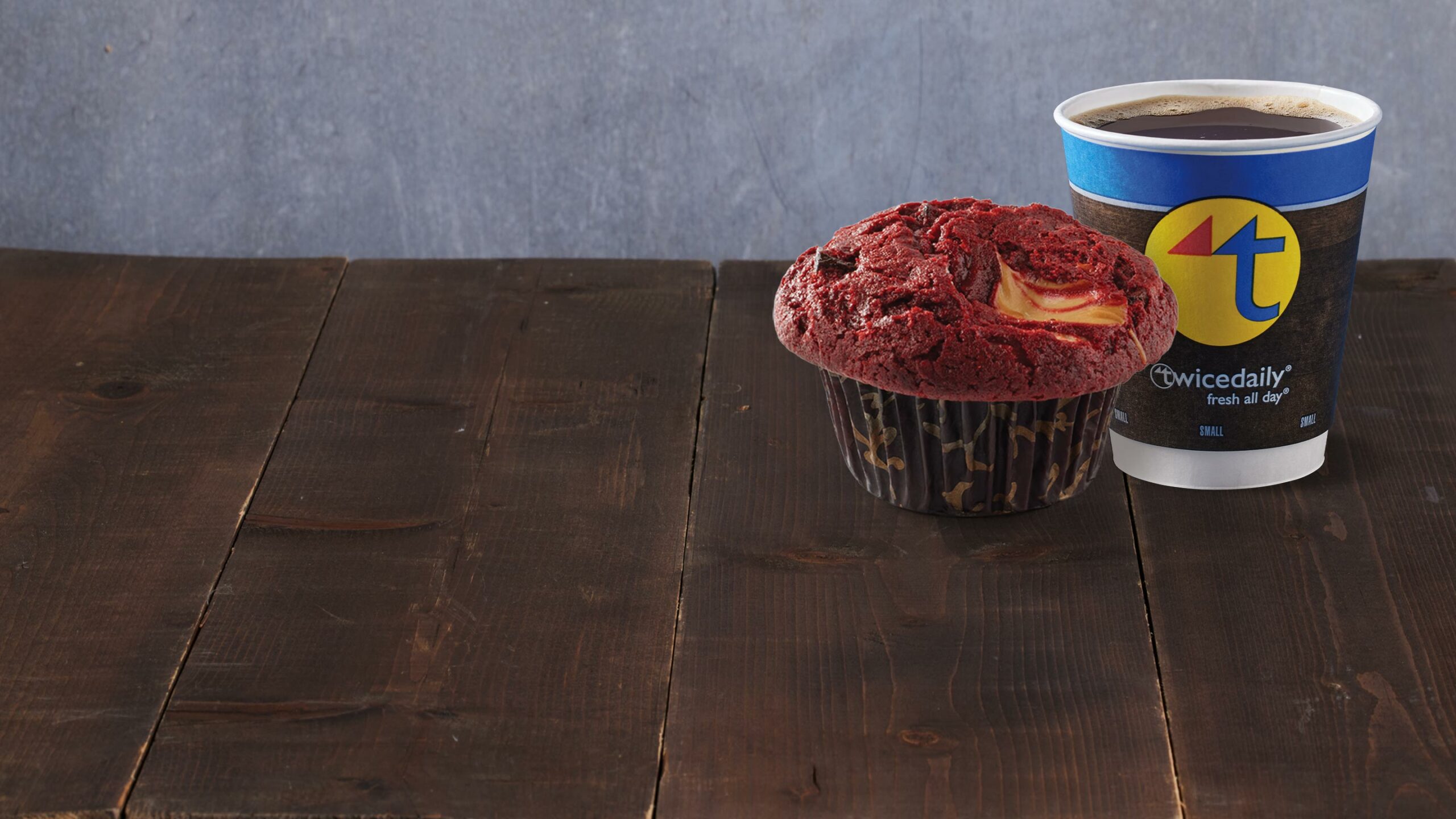 Get cozy with our Red Velvet Muffin and more seasonal favorites